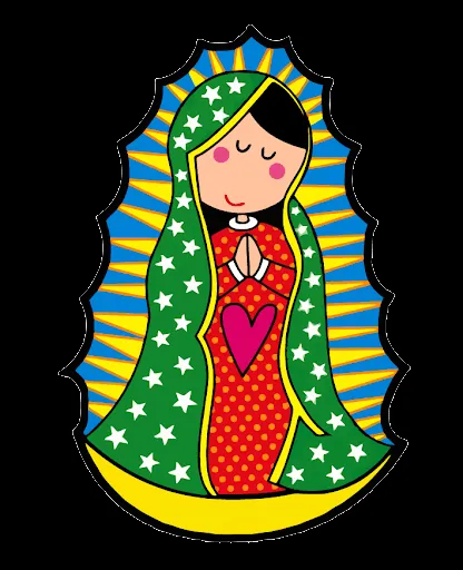 Virgencita plis vectores - Imagui