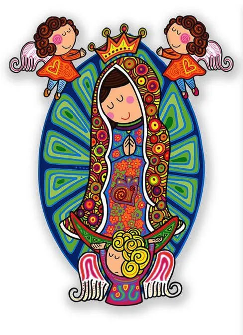 Virgencita Plis Distroller Arte Infantil