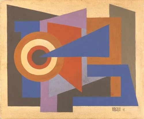 Pintura abstracta geometrica - Imagui