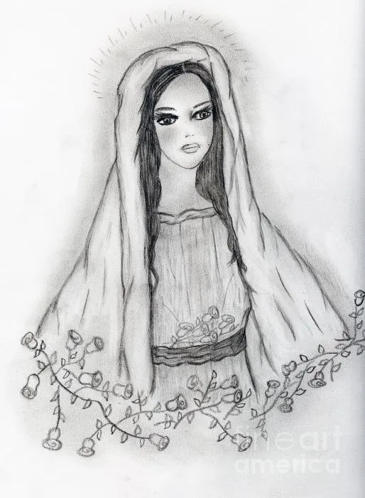 Virgin Mary Drawings for Sale