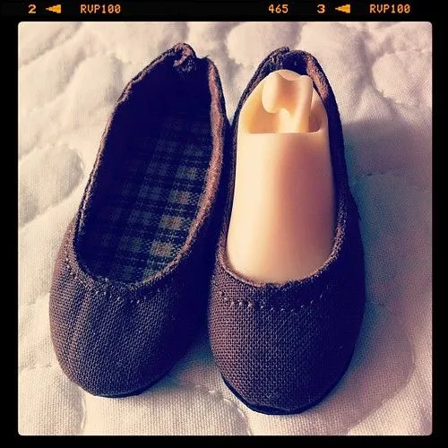 Patrones de zapatos muñecas - Imagui