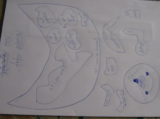 visera con fofu plana