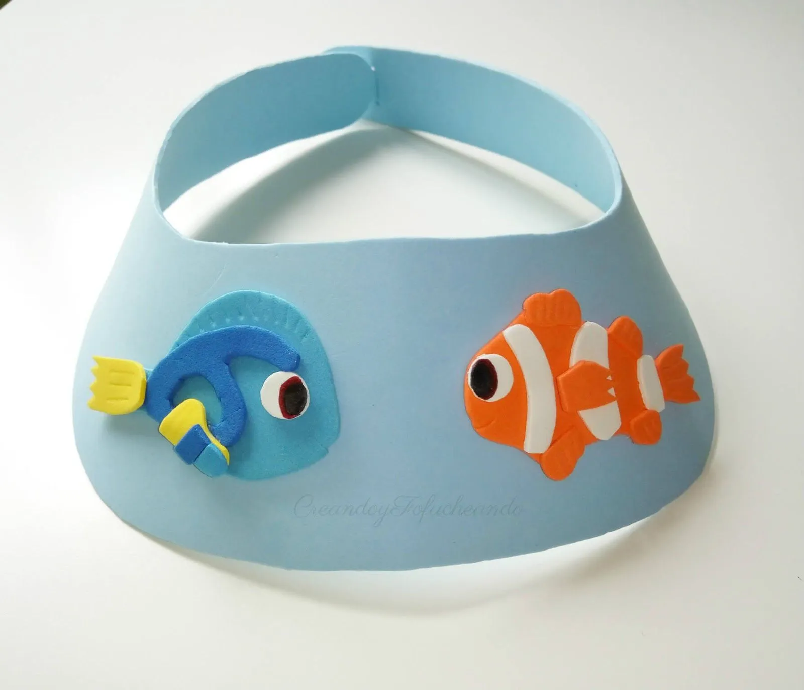 Visera de goma eva con Nemo y Dory.Colaboración con El rincón de las Manualidades Caseras | Creando y Fofucheando Visera de goma eva con Nemo y Dory.Colaboración con El rincón de las Manualidades Caseras | Creando y Fofucheando