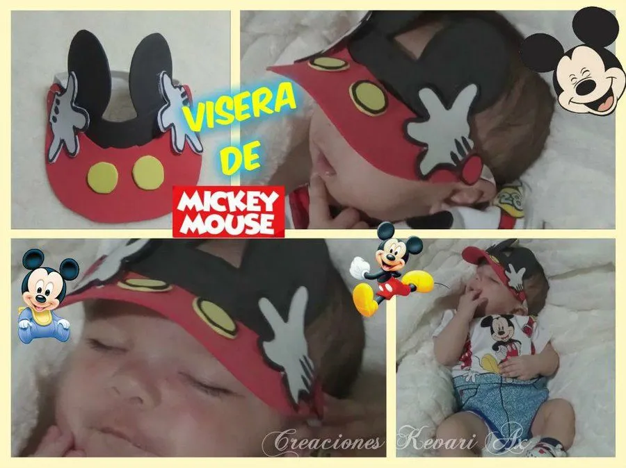 Visera de Mickey Mouse en foamy | Manualidades Visera de Mickey Mouse en foamy | Manualidades