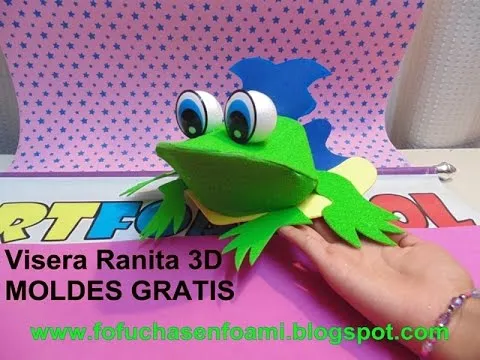 VISERAS DE ANIMALITOS EN FOAMY PARA FIESTAS INFANTILES - YouTube VISERAS DE ANIMALITOS EN FOAMY PARA FIESTAS INFANTILES - YouTube