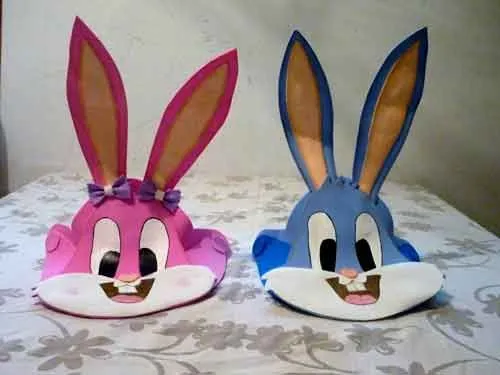 viseras o gorras infantiles. pareja osos panda elaborados en foamy ... viseras o gorras infantiles. pareja osos panda elaborados en foamy ...