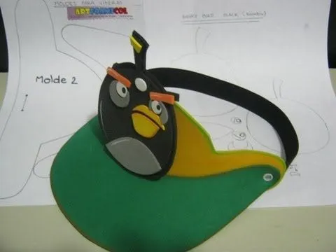 VISERAS CON MOLDES EN FOAMY ANGRY BIRDS PARA FIESTAS INFANTILES ... VISERAS CON MOLDES EN FOAMY ANGRY BIRDS PARA FIESTAS INFANTILES ...