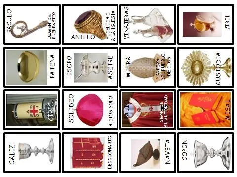Objetos liturgicos - Imagui