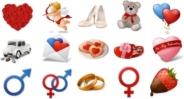 Vista Iconos de amor ambientada paquete de iconos los iconos de ... Vista Iconos de amor ambientada paquete de iconos los iconos de ...