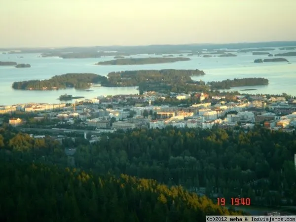 Vista de Kuopio desde Puijo Tower - Fotos de Finlandia - LosViajeros