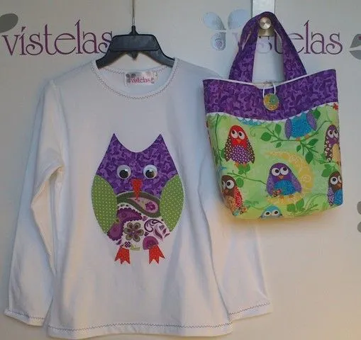 VÍSTELAS: Camiseta BÚHO