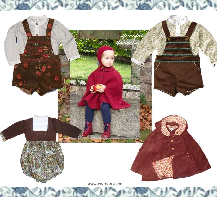 Visteles: DOS POMPITAS ALTA COSTURA INFANTIL OTOÑO-INVIERNO 2012-2013