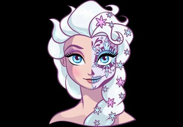 Visten a las princesas Disney de CATRINAS y lucen Increíbles Visten a las princesas Disney de CATRINAS y lucen Increíbles