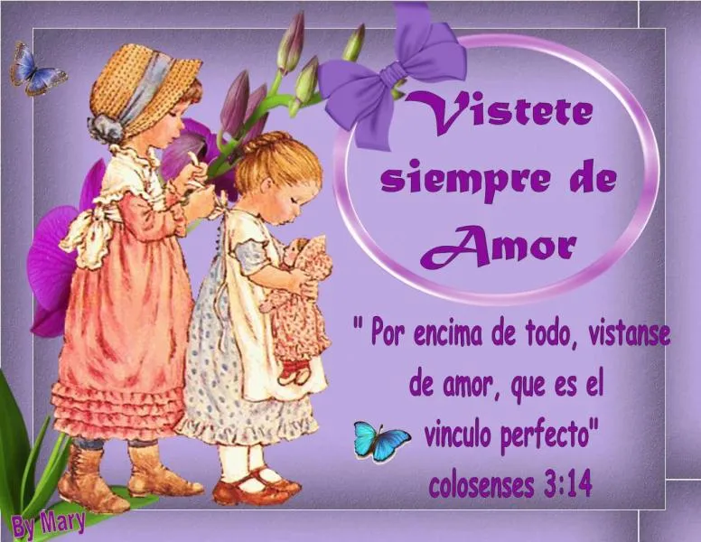 vistete siempre de amor | Gotitas de Amor!