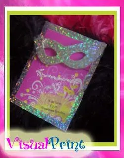 Visual Print: INVITACION PERSONAL CON ANTIFAZ REALZADO