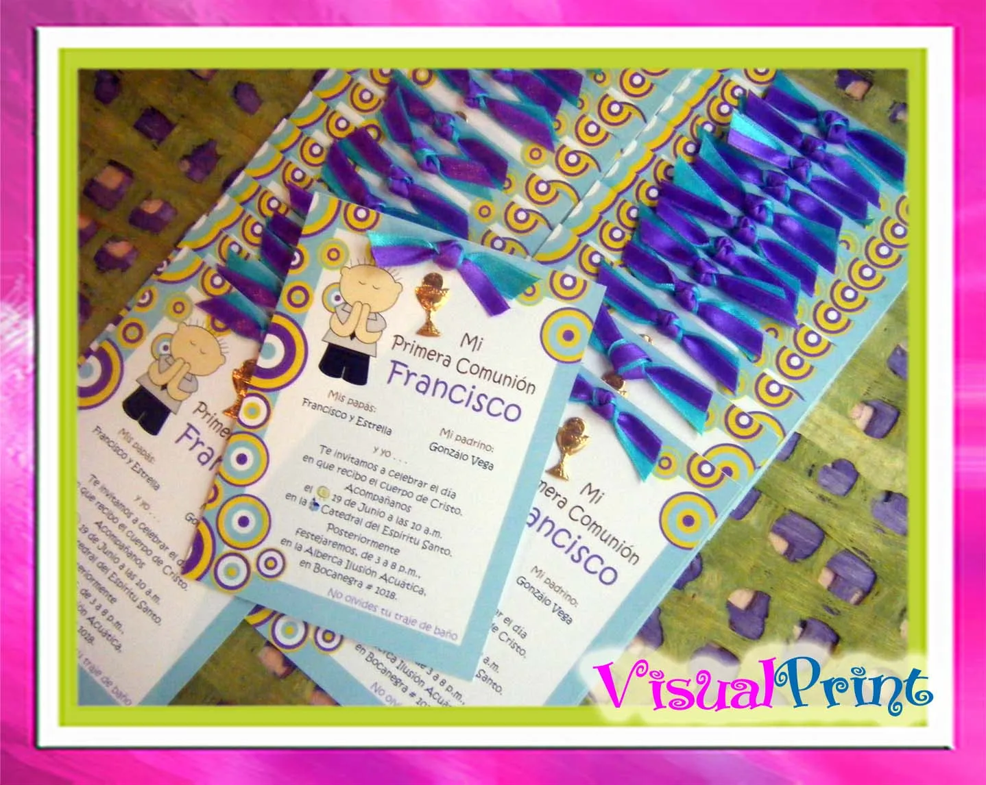 Visual Print: INVITACIONES PARA PRIMERA COMUNION ENVIADAS A NUEVO ...