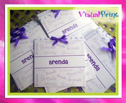Visual Print: INVITACIONES MORADAS CON LUNAS Y ESTRELLAS Visual Print: INVITACIONES MORADAS CON LUNAS Y ESTRELLAS