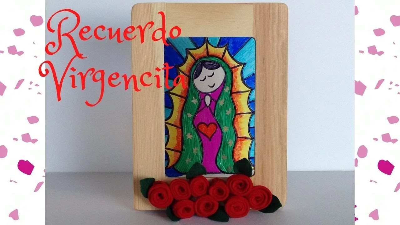 VITRAL VIRGENCITA RECUERDITO PARA BAUTIZO - YouTube VITRAL VIRGENCITA RECUERDITO PARA BAUTIZO - YouTube