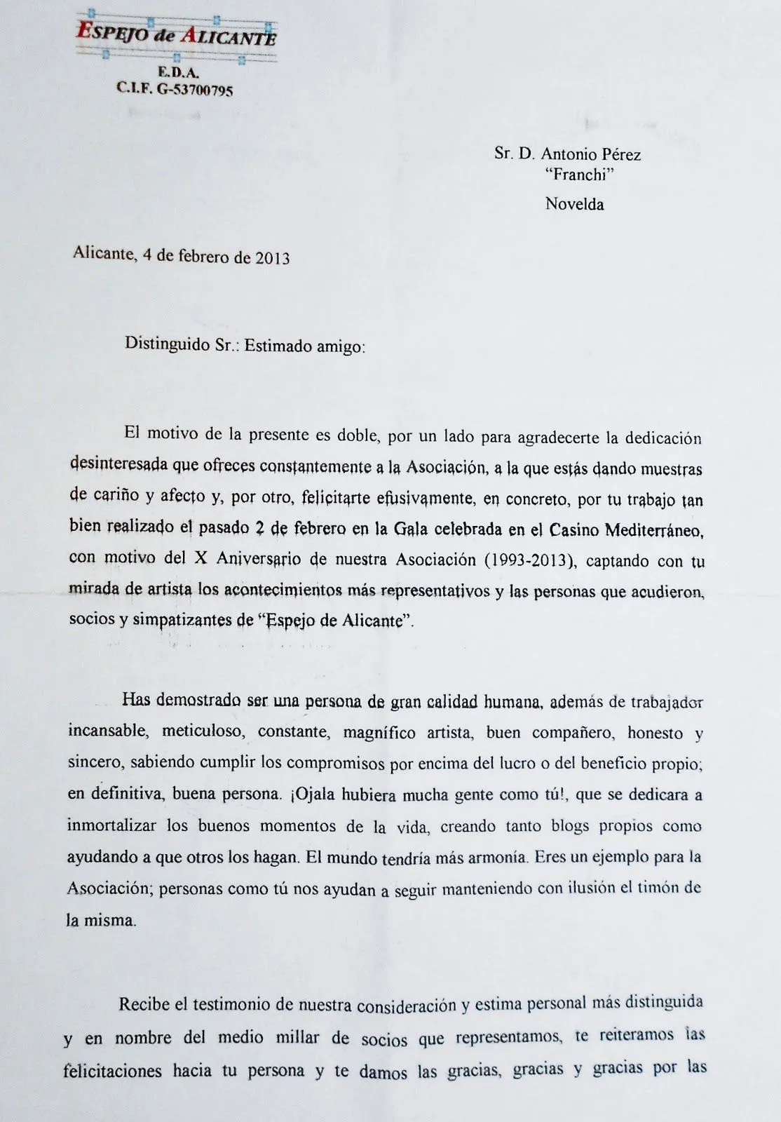 Vive, que no es poco.: NOTA DE AGRADECIMIENTO DE EDA (Epejo De ... Vive, que no es poco.: NOTA DE AGRADECIMIENTO DE EDA (Epejo De ...