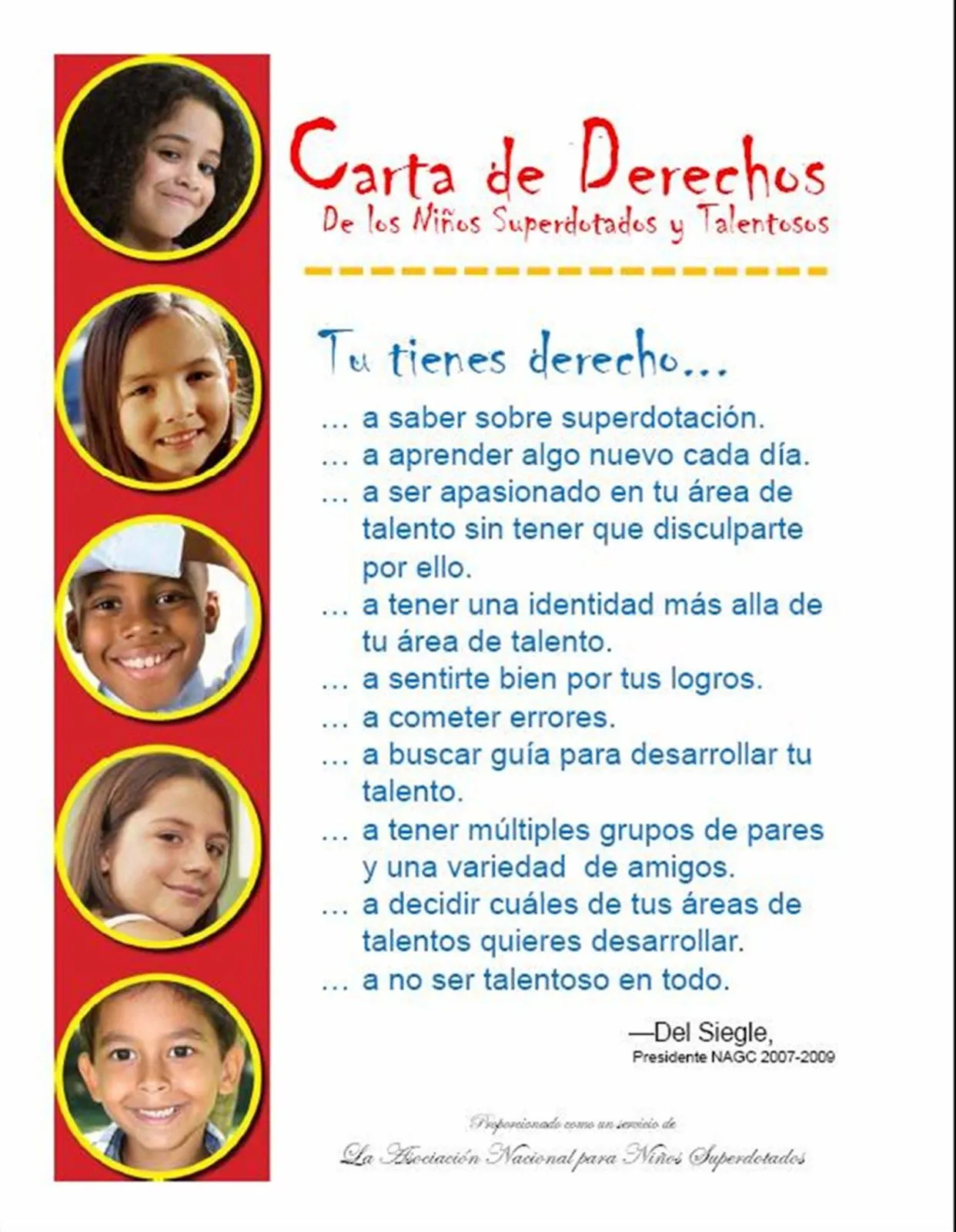 Viviendo con superdotados: Carta de Derechos de los niños ... Viviendo con superdotados: Carta de Derechos de los niños ...