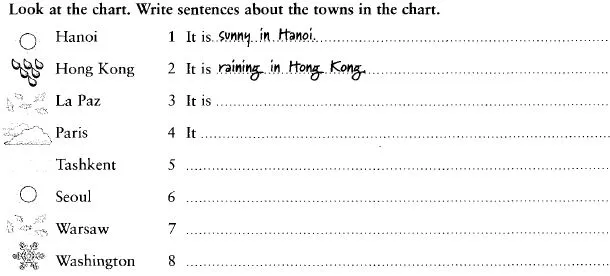 Vocabulario describir el clima en ingles leccion 2 de vocabulario