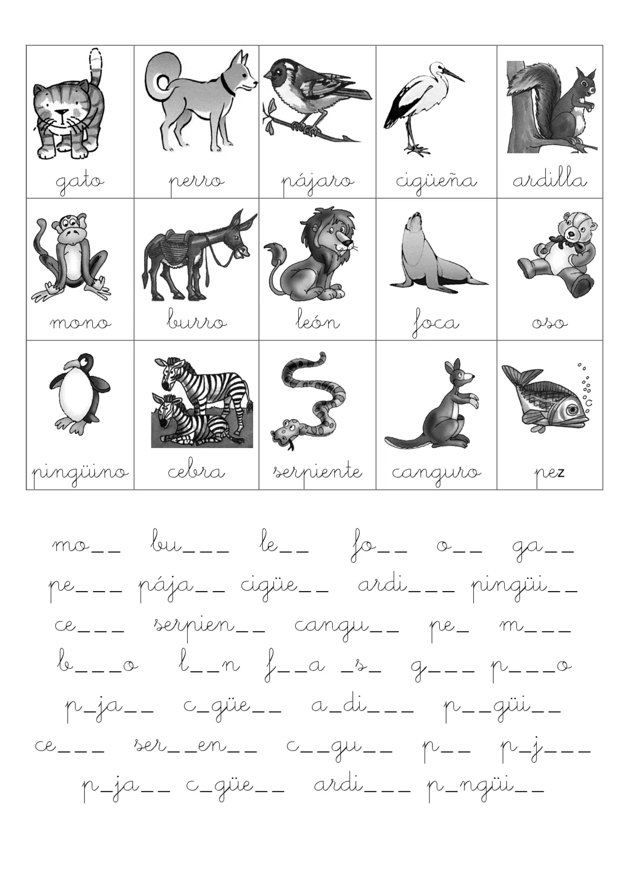 Vocabulario español animales. | Esercizi di Lingua Spagnola | Docsity Vocabulario español animales. | Esercizi di Lingua Spagnola | Docsity