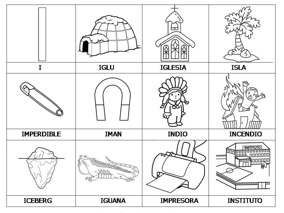Vocabulario con imágenes para niños. - Taringa!