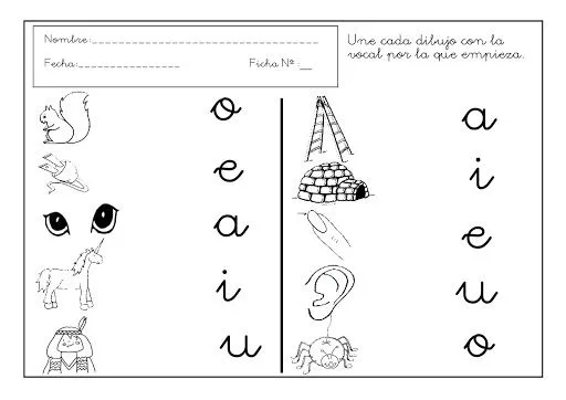 Vocal a manuscrita para colorear - Imagui