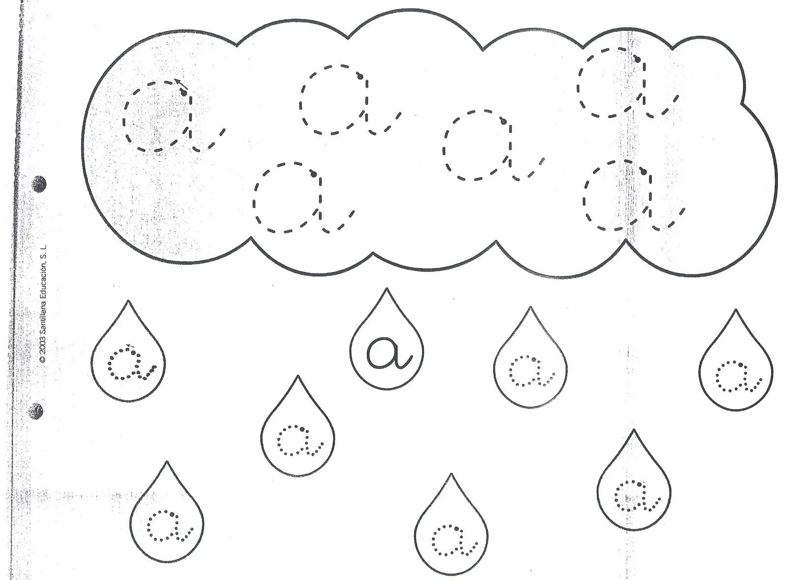 Fichas para colorear de las vocales - Imagui