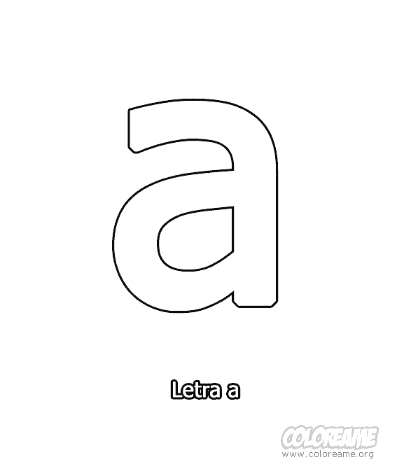 vocal a minúscula. Para colorear, pintar, dibujar. | Vocal a para ... vocal a minúscula. Para colorear, pintar, dibujar. | Vocal a para ...