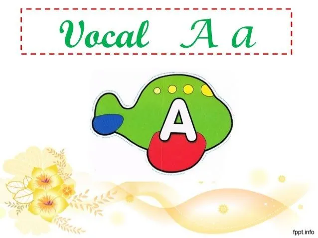 Vocal a para niños