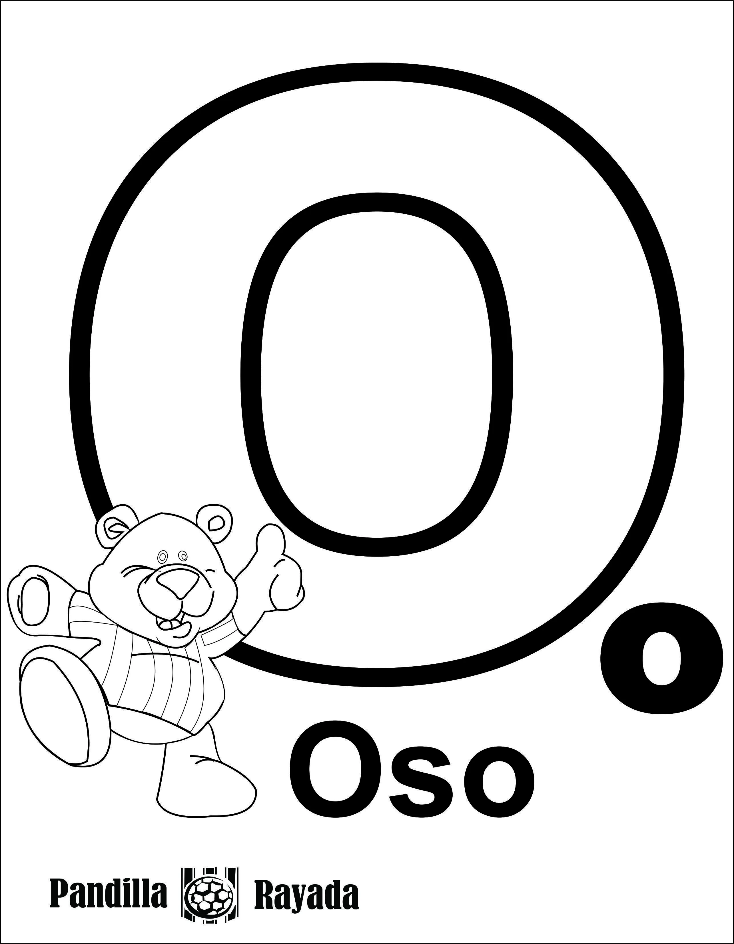 Vocal O de oso. Para colorear, pintar, dibujar. | Infantil | Pinterest Vocal O de oso. Para colorear, pintar, dibujar. | Infantil | Pinterest