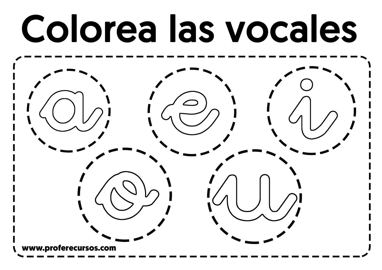 VOCALES para COLOREAR Para Niños | Preparadas para Imprmir VOCALES para COLOREAR Para Niños | Preparadas para Imprmir