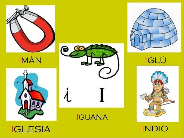 vocales para educacion infantil