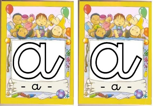 Las vocales minusculas para colorear - Imagui