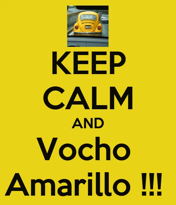 Vocho amarillo - Imagui