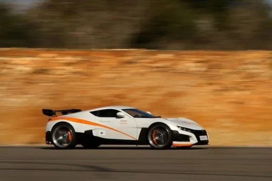 Volar-e, el carro de carreras eléctrico que se expone en Bruselas ...