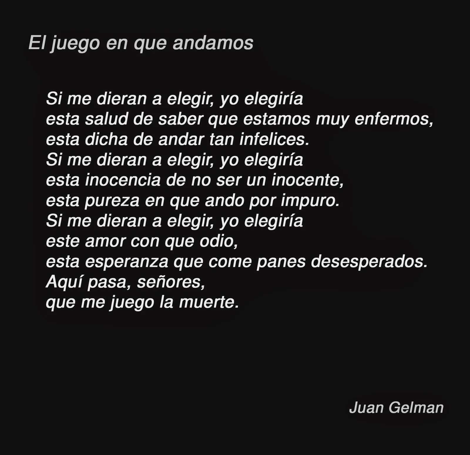 Volar Libremente - Cultura y Sociedad: Ahí está la poesía: de pie ...