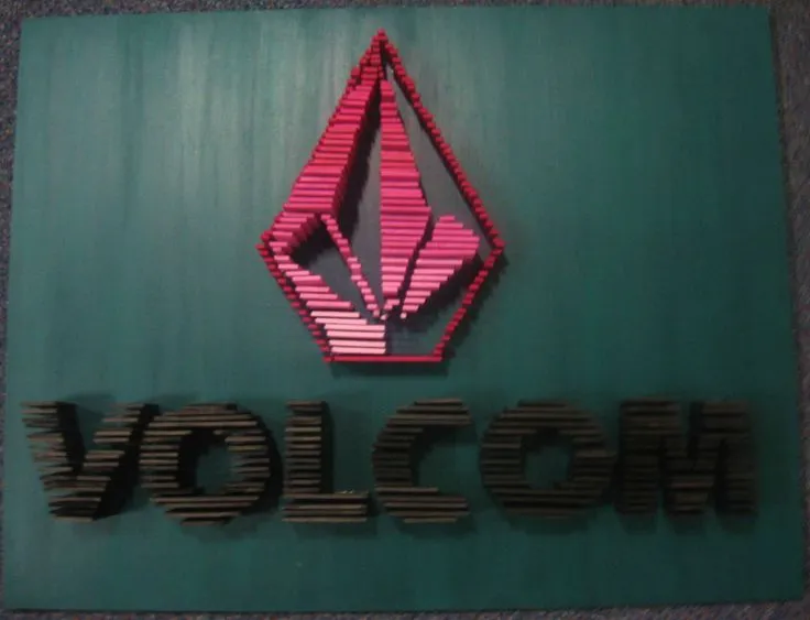 Volcom logo 3D - Imagui