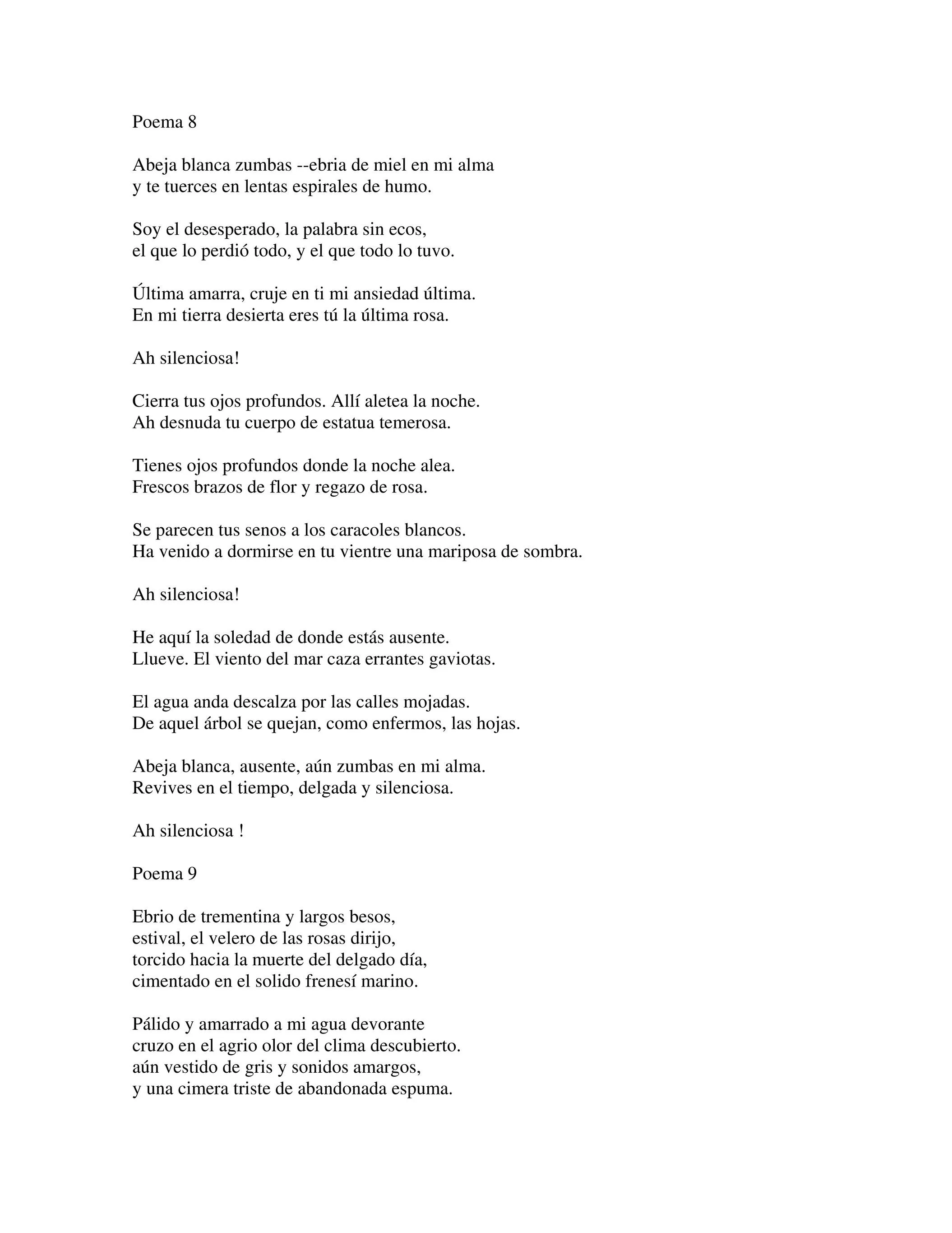 Voldia.inc - Veinte poemas de amor y una canción desesperada - Page 14-15 - Created with Publitas.com Voldia.inc - Veinte poemas de amor y una canción desesperada - Page 14-15 - Created with Publitas.com