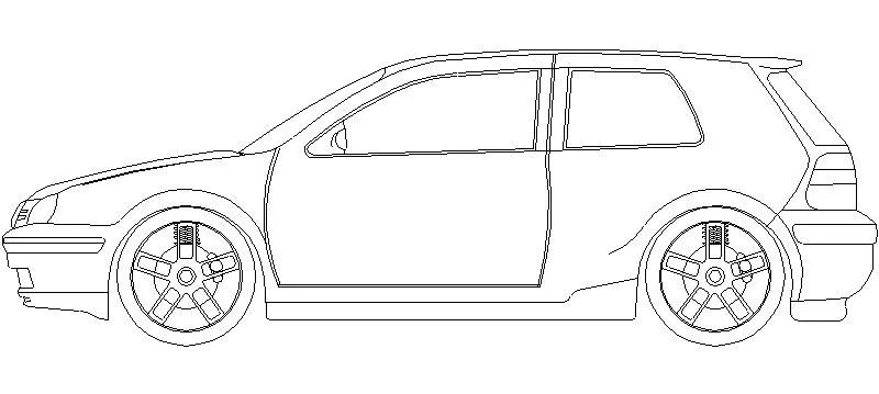 Bloques AutoCAD Gratis de Coche. Vista en alzado lateral. Bloques AutoCAD Gratis de Coche. Vista en alzado lateral.