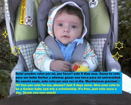 Vota por mi bebe para bebe gerber - SOY MAMA PRIMERIZA Y ME ... Vota por mi bebe para bebe gerber - SOY MAMA PRIMERIZA Y ME ...