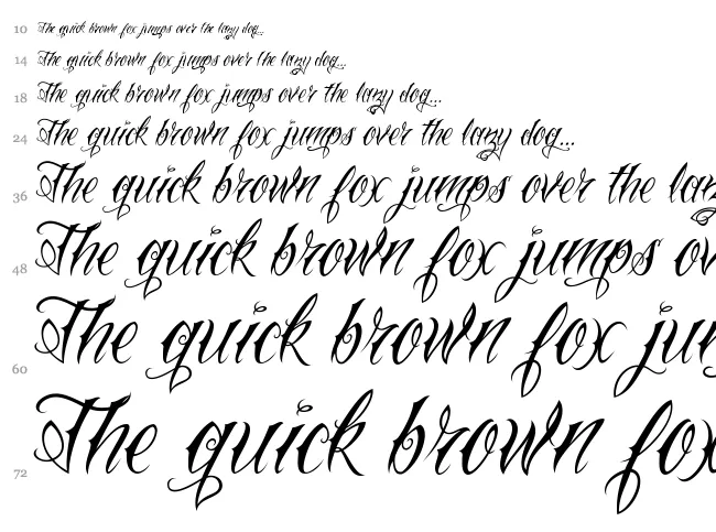 VTC Nue Tattoo Script fuente , Guión - Caligrafía fuentes ... VTC Nue Tattoo Script fuente , Guión - Caligrafía fuentes ...