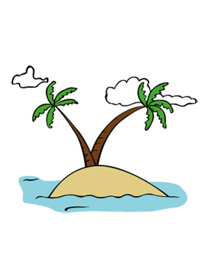 vueltas por el mundo en un velero: En isla Tortuga