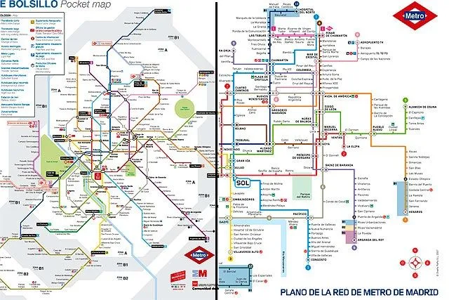 Vuelve el plano tradicional del Metro para una mayor comodidad del ... Vuelve el plano tradicional del Metro para una mayor comodidad del ...