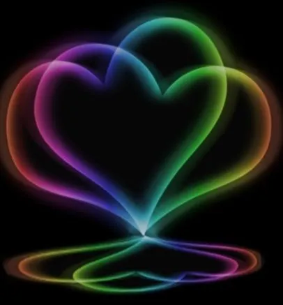 Fondos de pantalla 3D corazones - Imagui