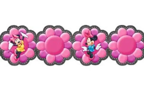 Wallpaper Border Disney Minnie Funky by YourArtsInspiration