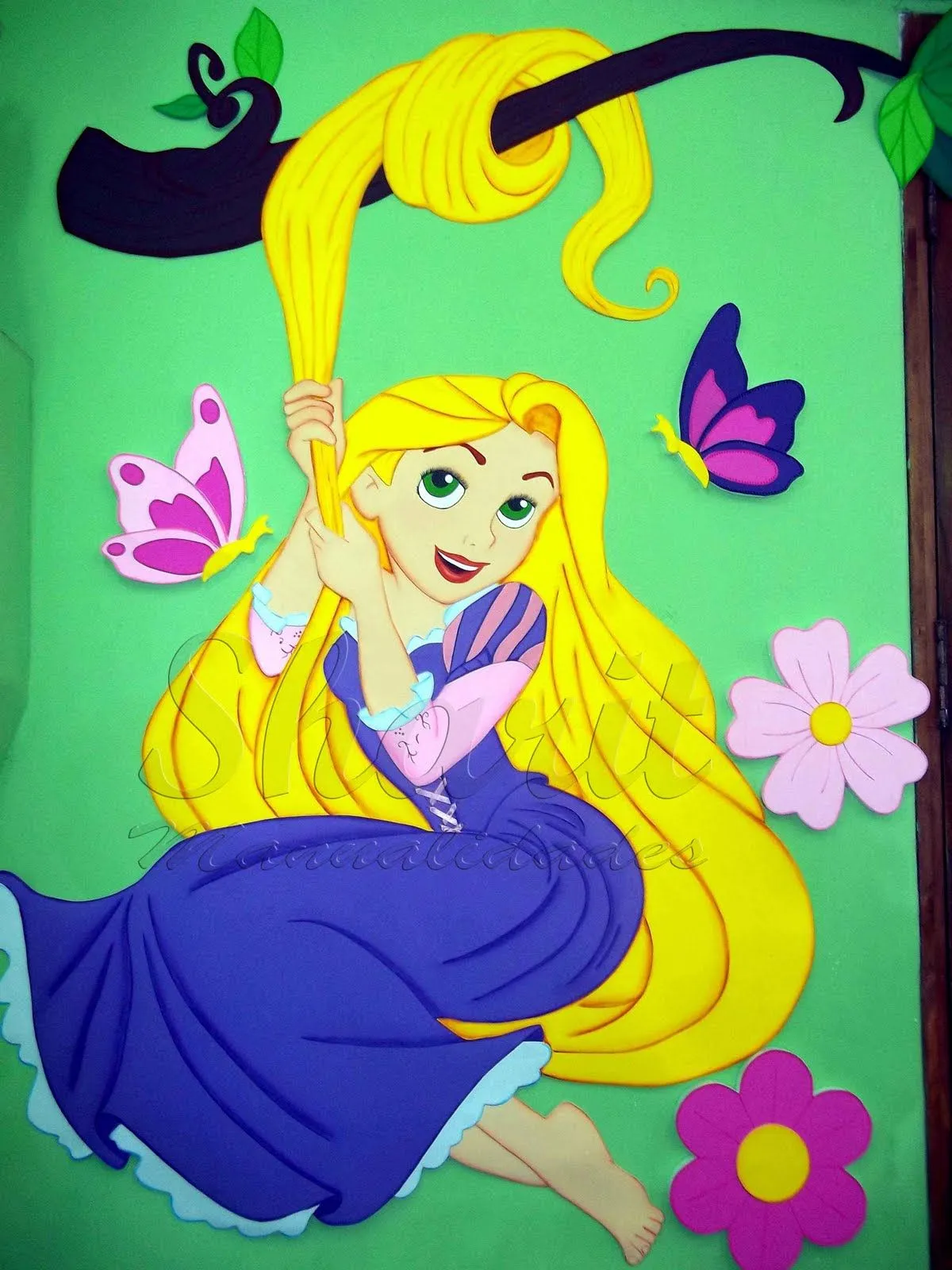 Moldes de rapunzel - Imagui