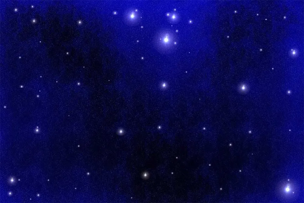 Wallpaper de cielo azul estrellado - Imagui