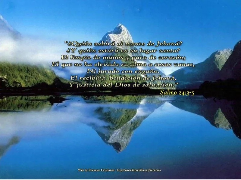 Wallpaper Cristianos: Salmos 24